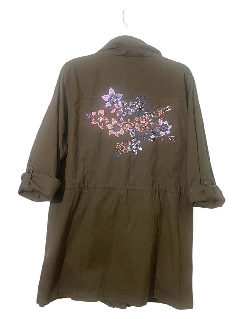 Mark by Avon floral embroidered military style jacket. Size XL GUC - Picture 6 of 11